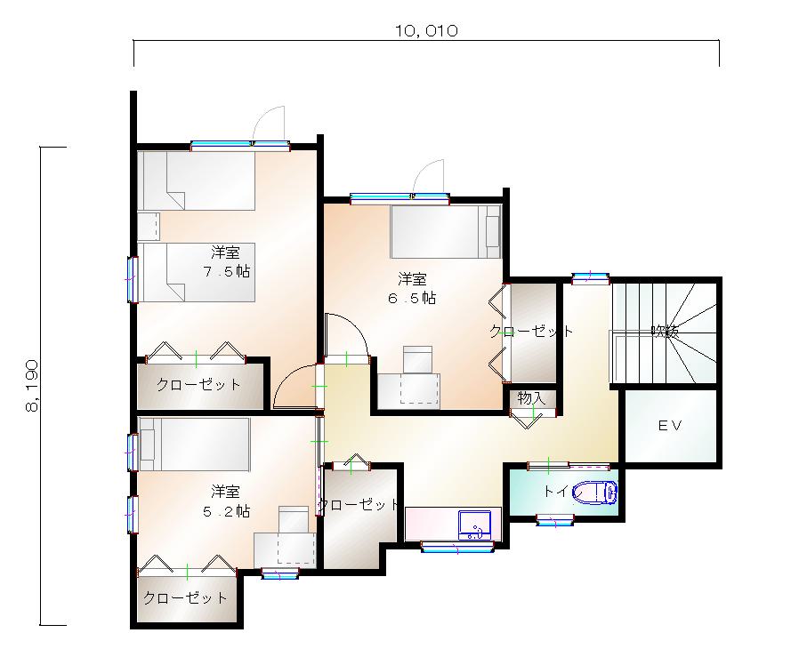 3階平面図