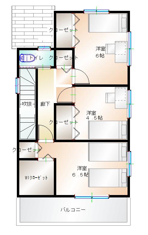 2階平面図