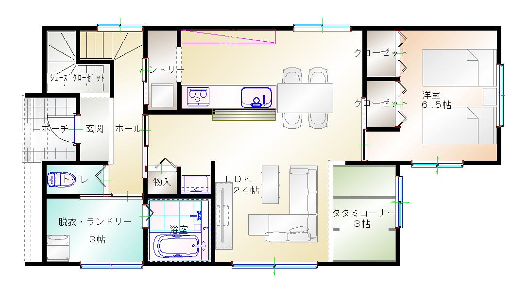 1階平面図