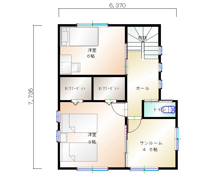 2階平面図