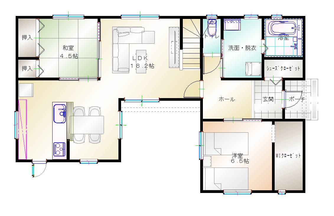 1階平面図