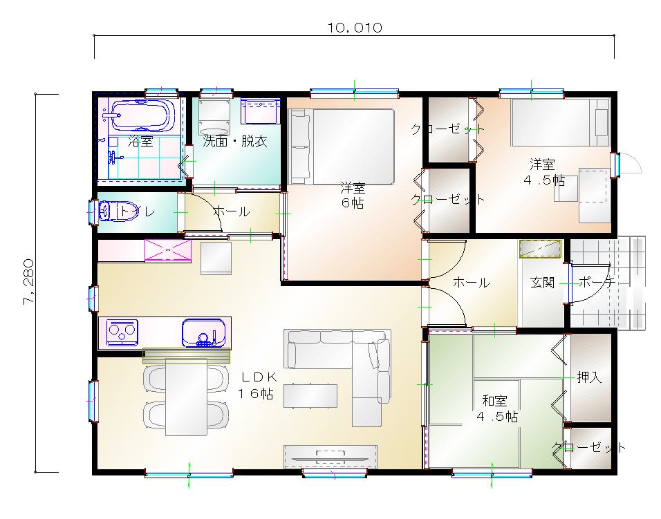 1階平面図