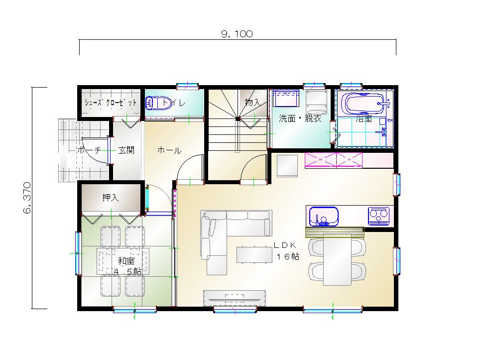 1階平面図