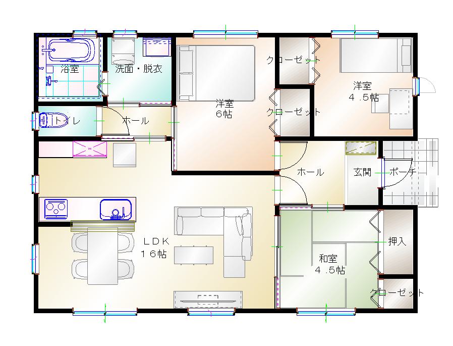 1階平面図