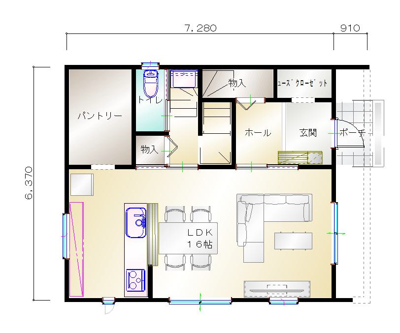 1階平面図