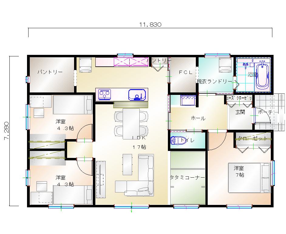 1階平面図