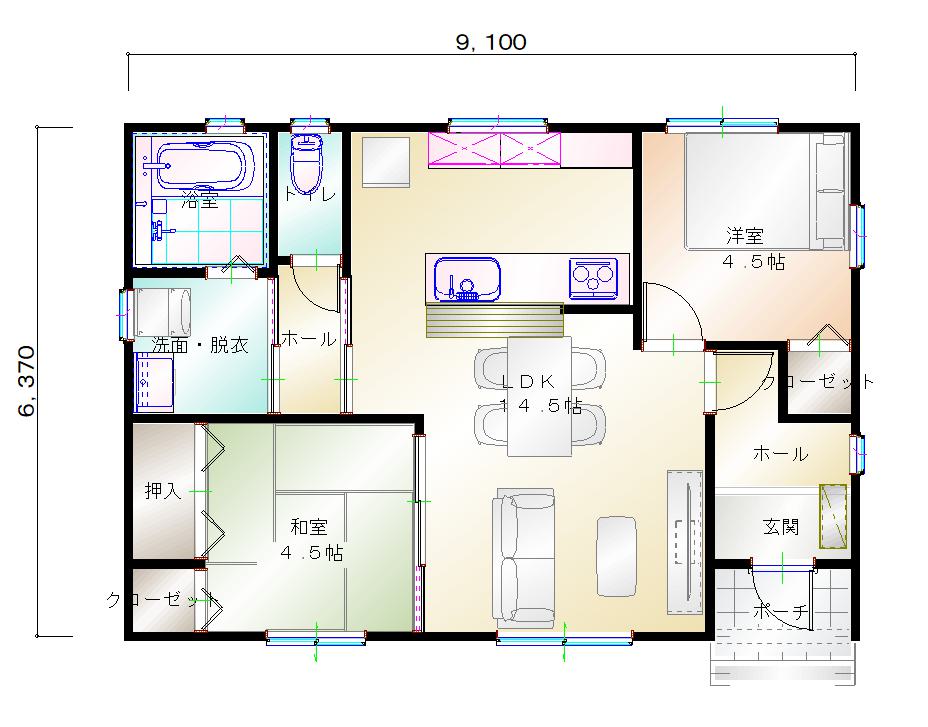 1階平面図