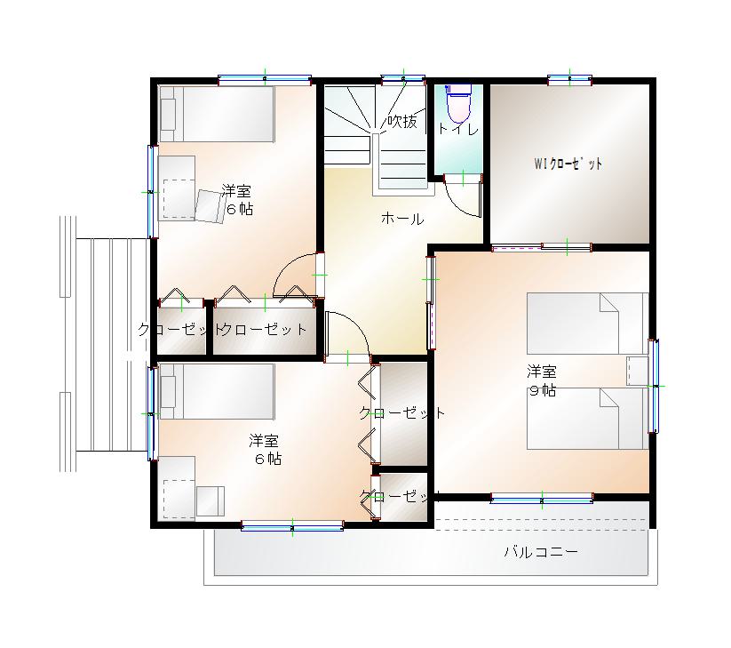 2階平面図