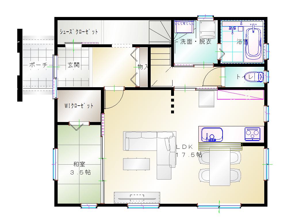 1階平面図