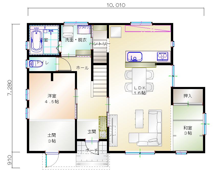 1階平面図
