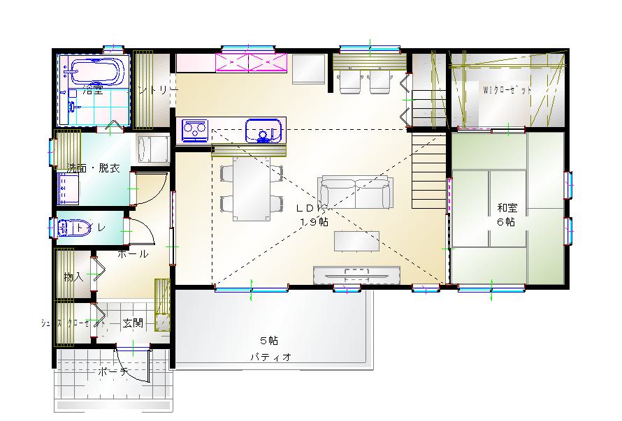 1階平面図