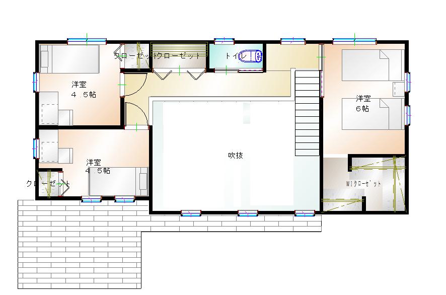 2階平面図