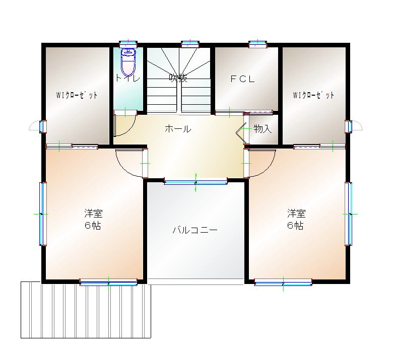 2階平面図