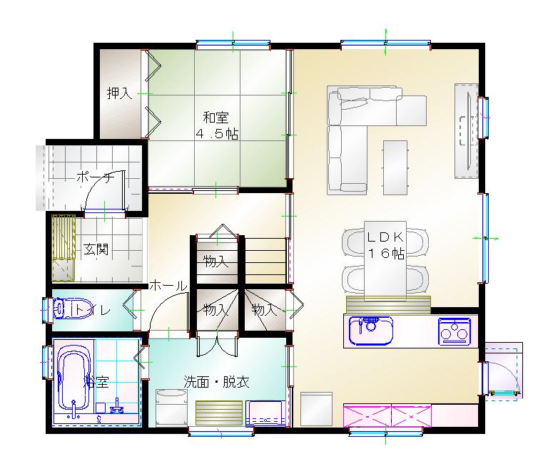 1階平面図