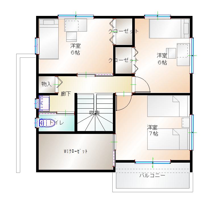 2階平面図