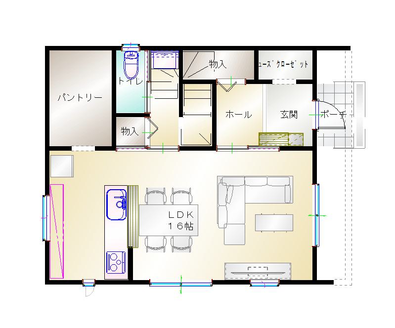 1階平面図