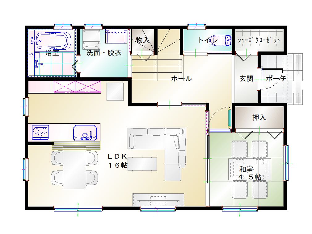 1階平面図