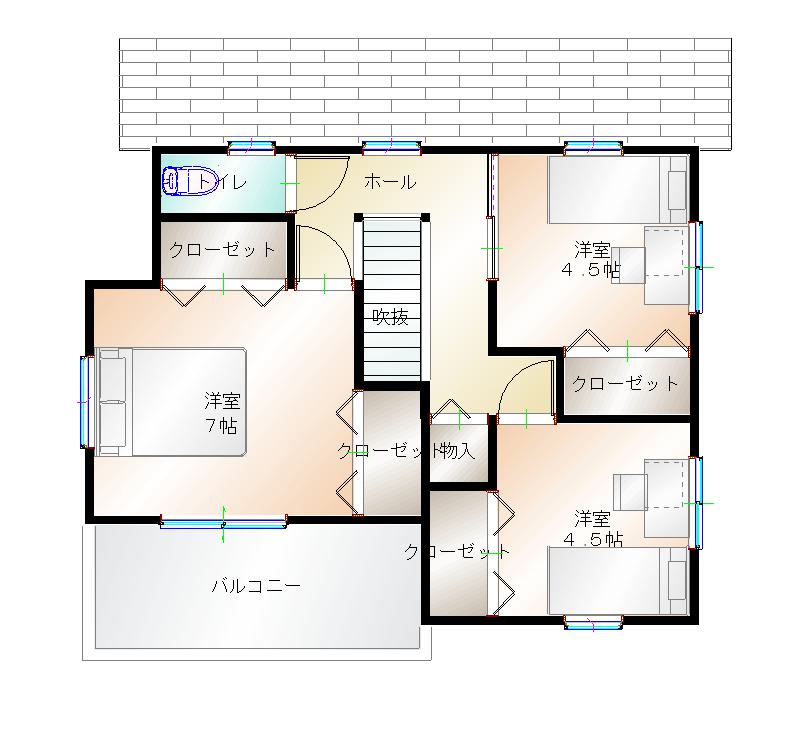 2階平面図