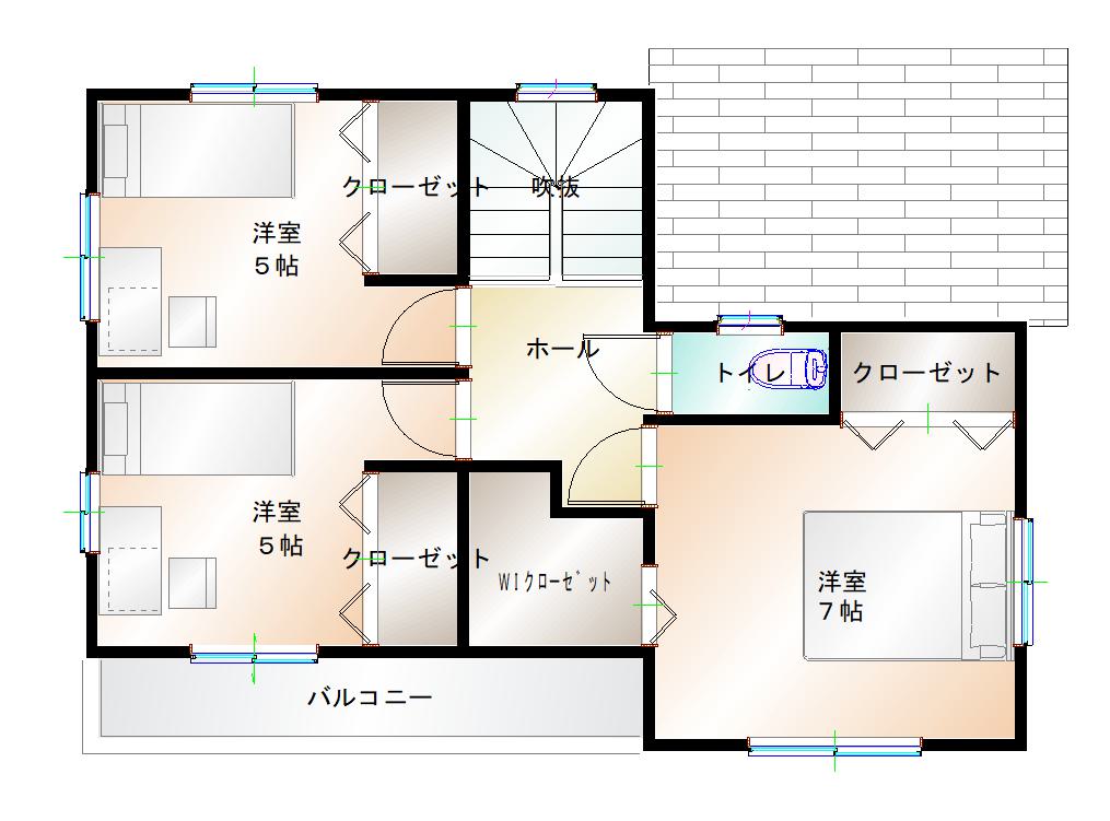 2階平面図