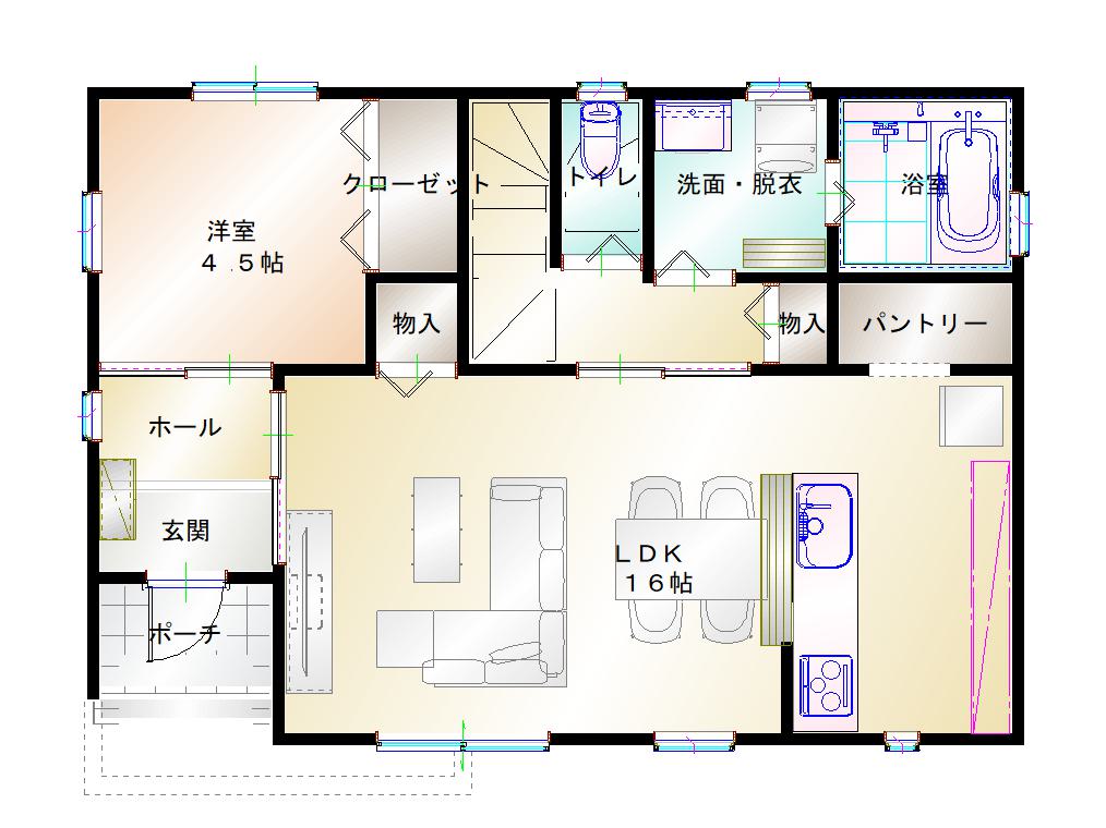 1階平面図