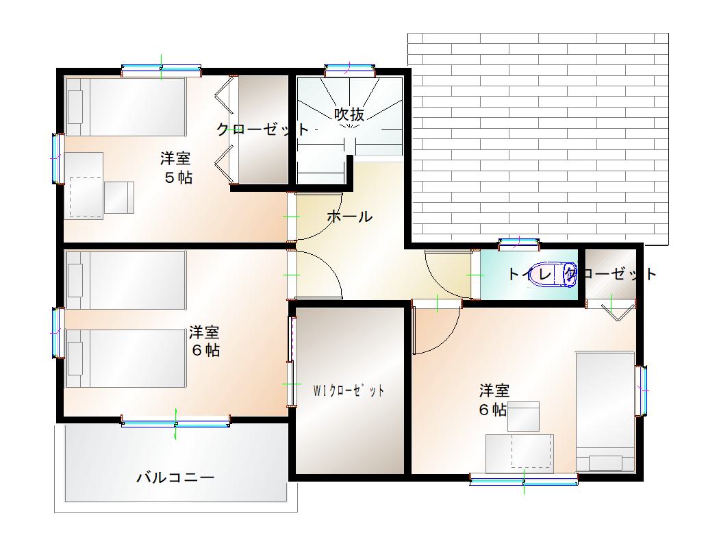 2階平面図