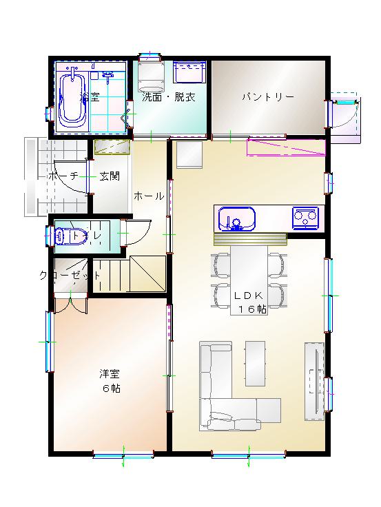 1階平面図