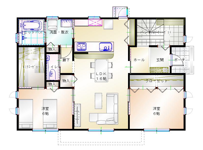 1階平面図