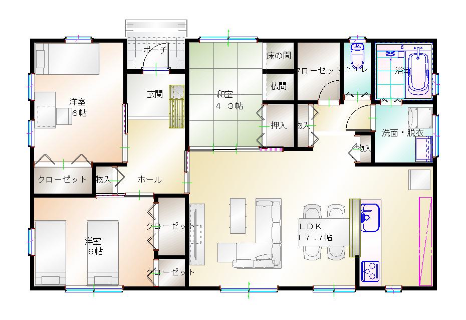 1階平面図