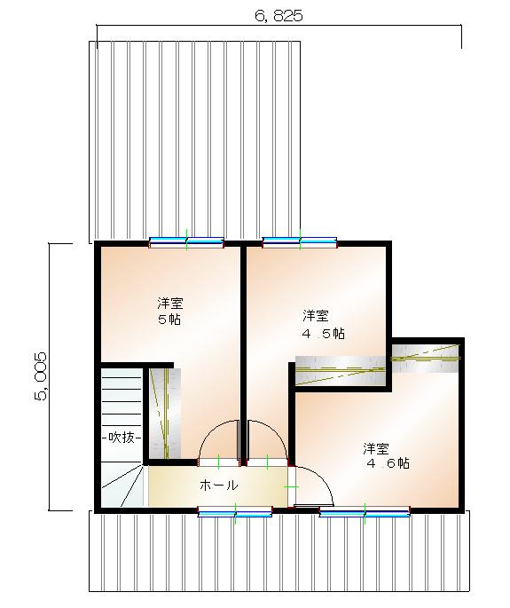 2階平面図