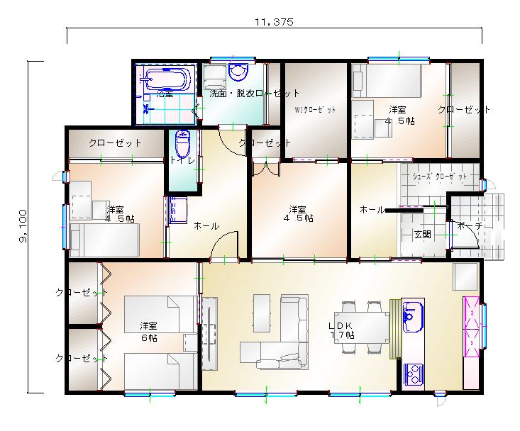 1階平面図