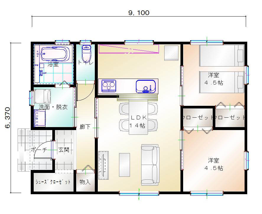 1階平面図