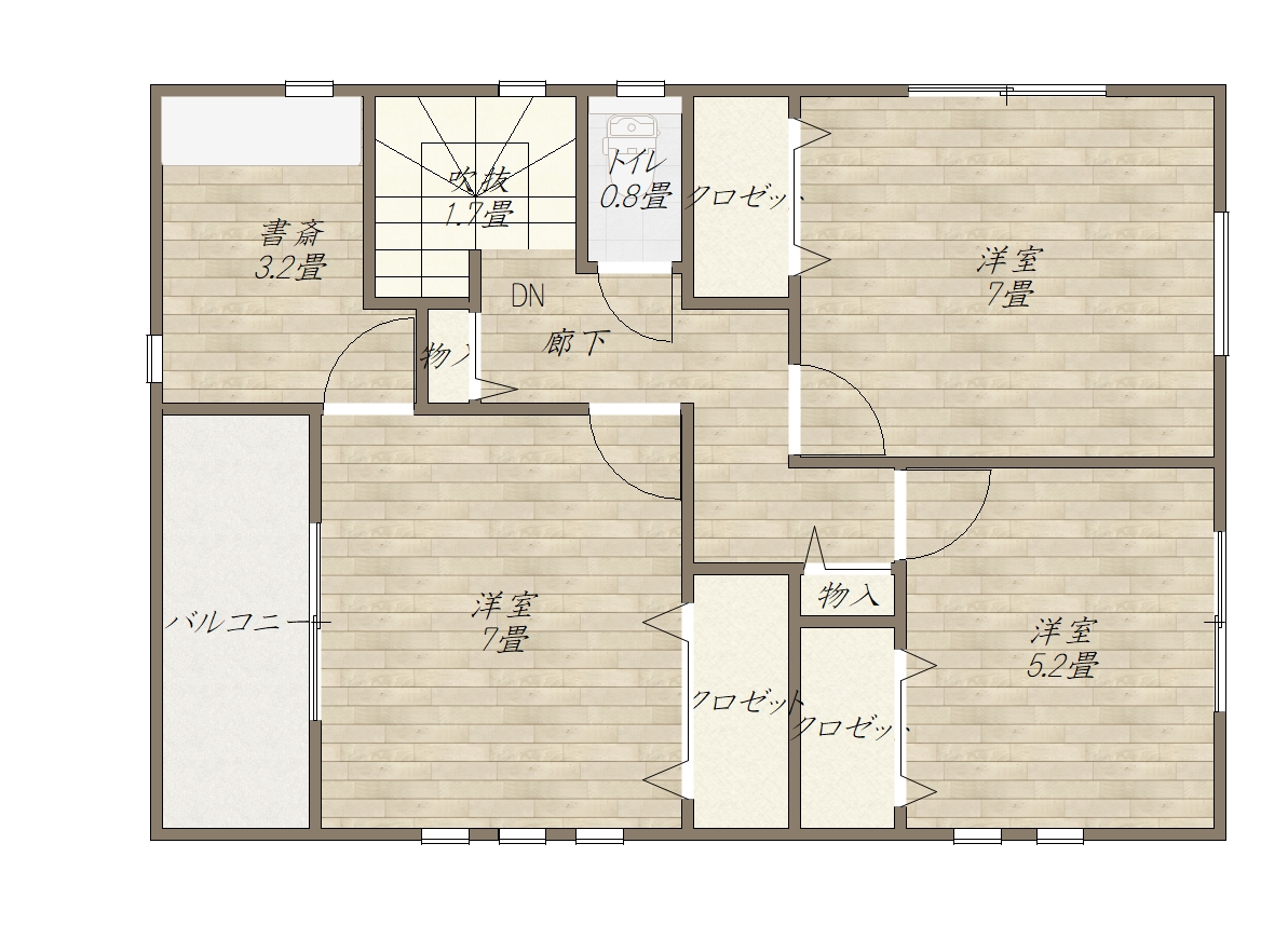 2階平面図