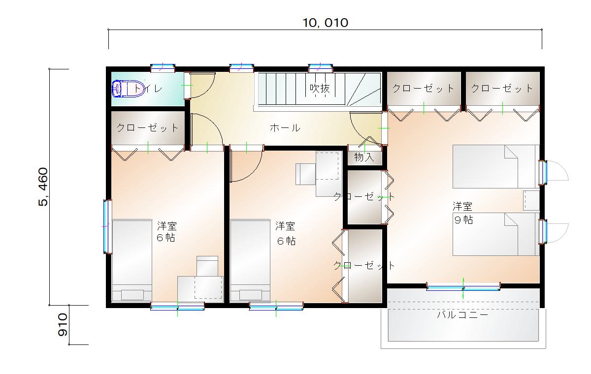 2階平面図