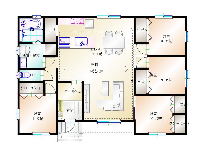 1階平面図