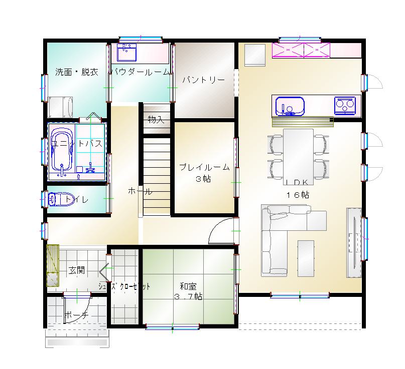 1階平面図