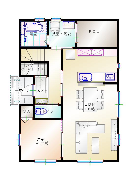 1階平面図