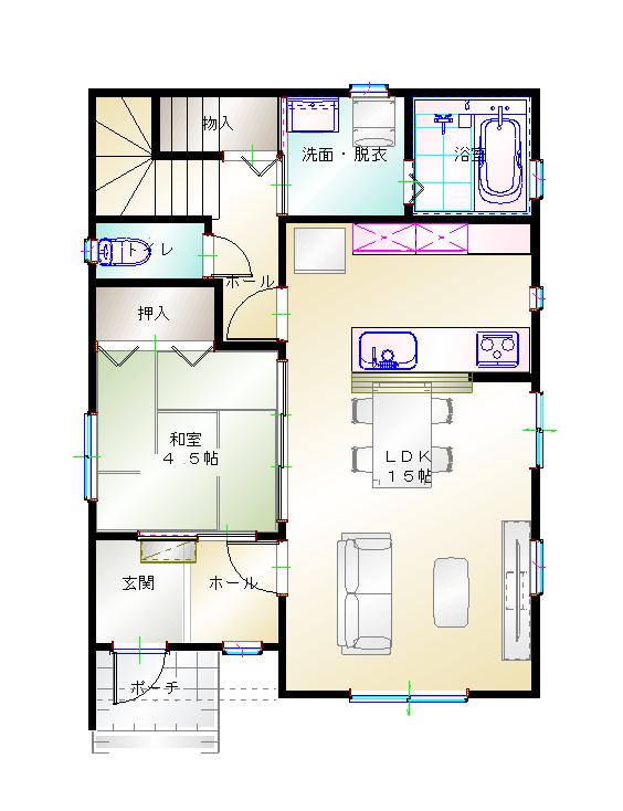 1階平面図