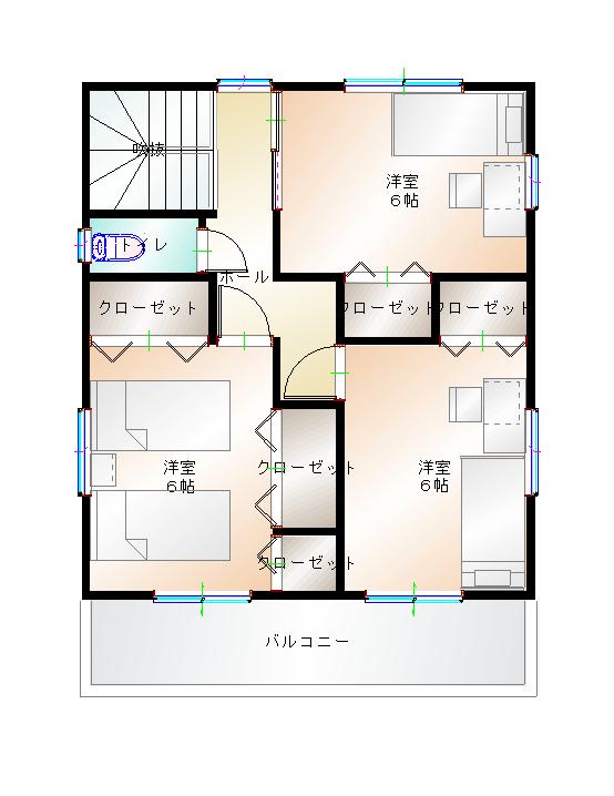 2階平面図