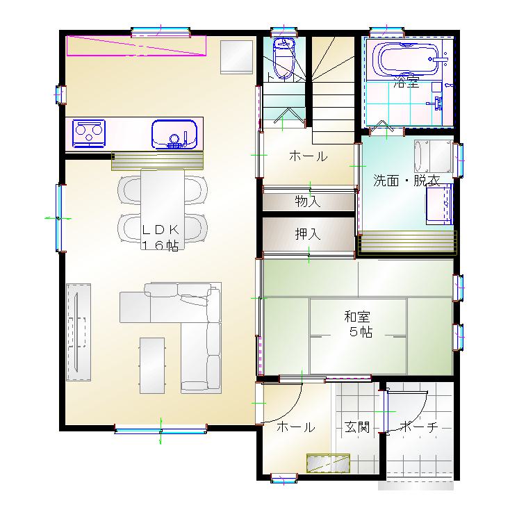 1階平面図