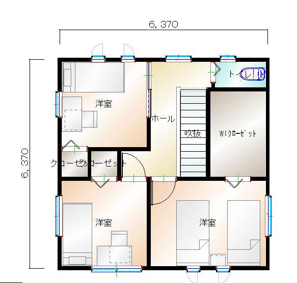 2階平面図