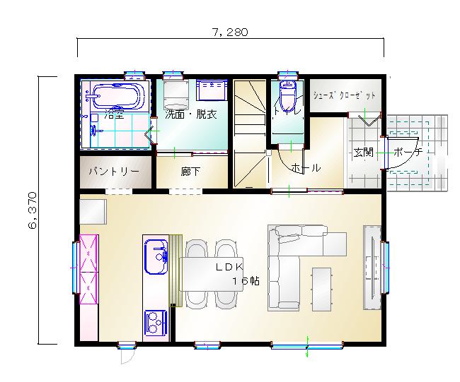 1階平面図