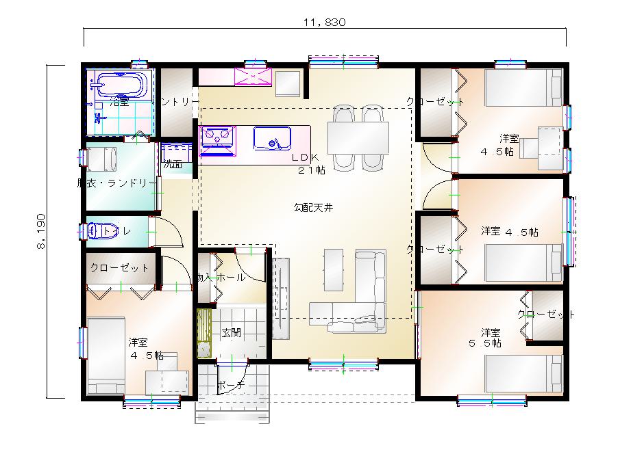 1階平面図