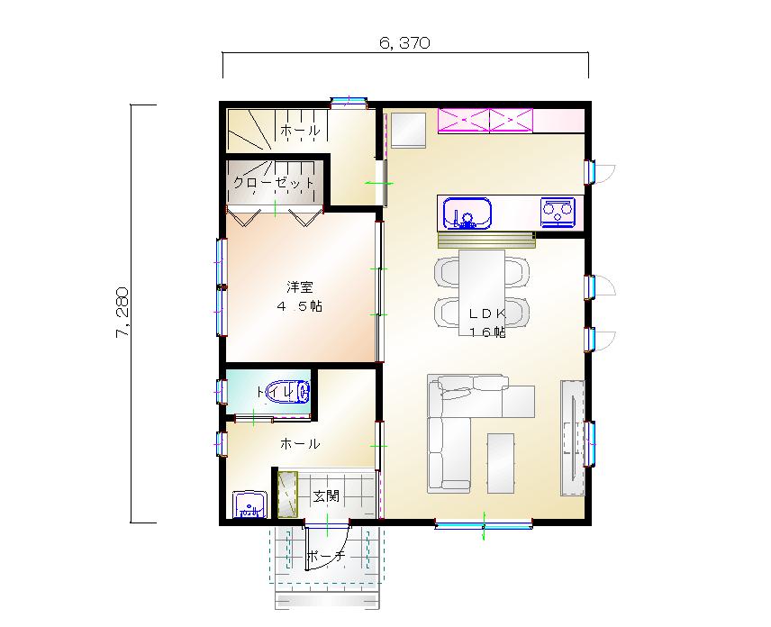 1階平面図