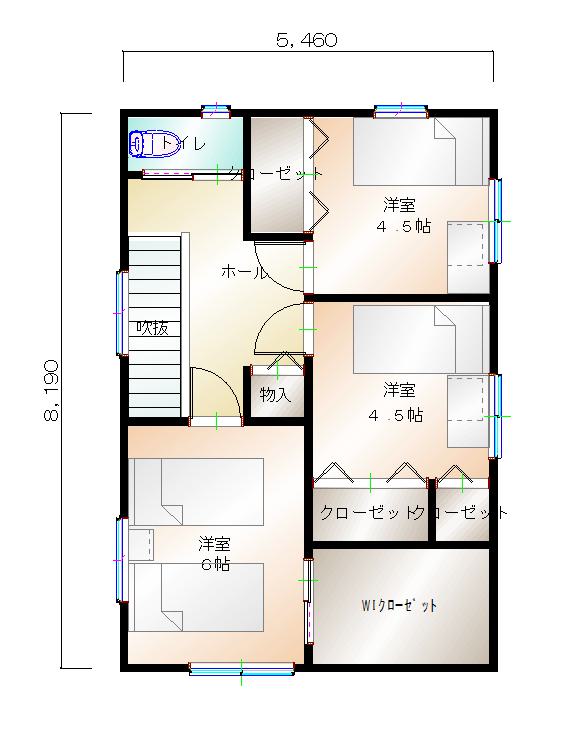 2階平面図