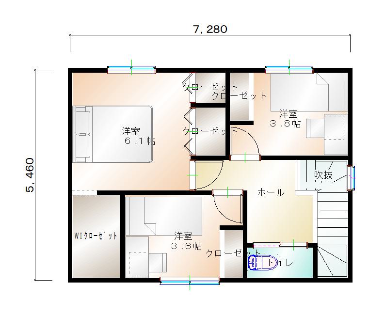 2階平面図