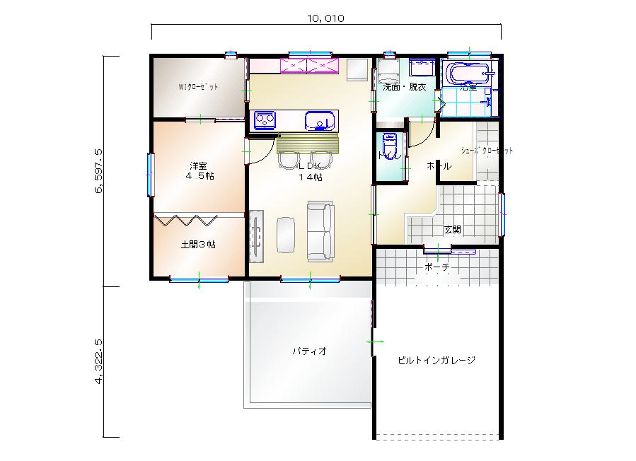 1階平面図