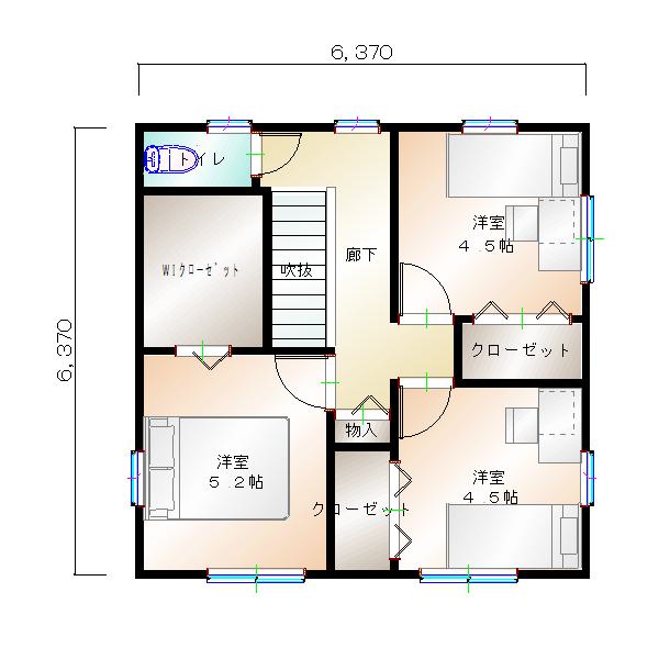 2階平面図