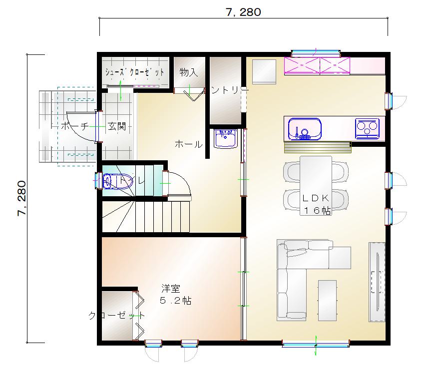 1階平面図