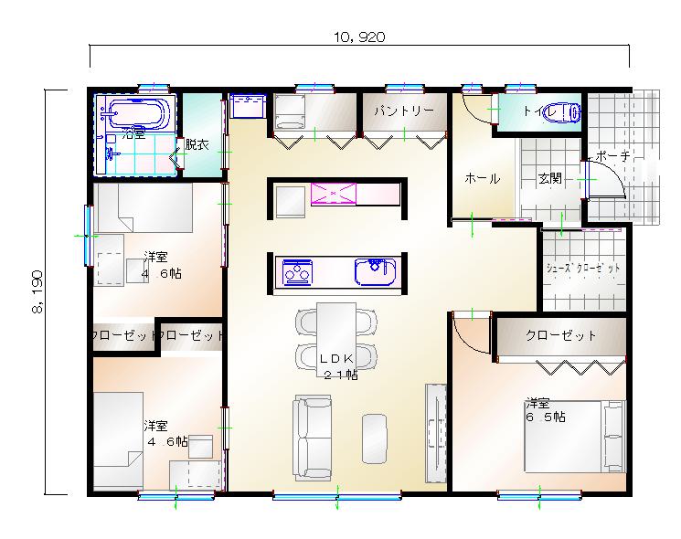1階平面図