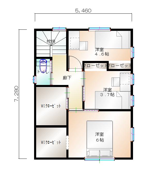 2階平面図